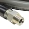Interstate Pneumatics Pressure Washer Steel Braided Gray Rubber Hose  WP 4500 PSI - 3/8 Inch x 50ft PW7210 - alternate 2